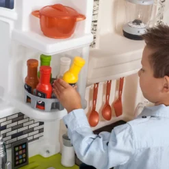 Step2 Elegant Edge Play Kitchen Set 8 Step2 Elegant Edge Play Kitchen Set -Outdoor Toys-Step2 3414576 ALT10