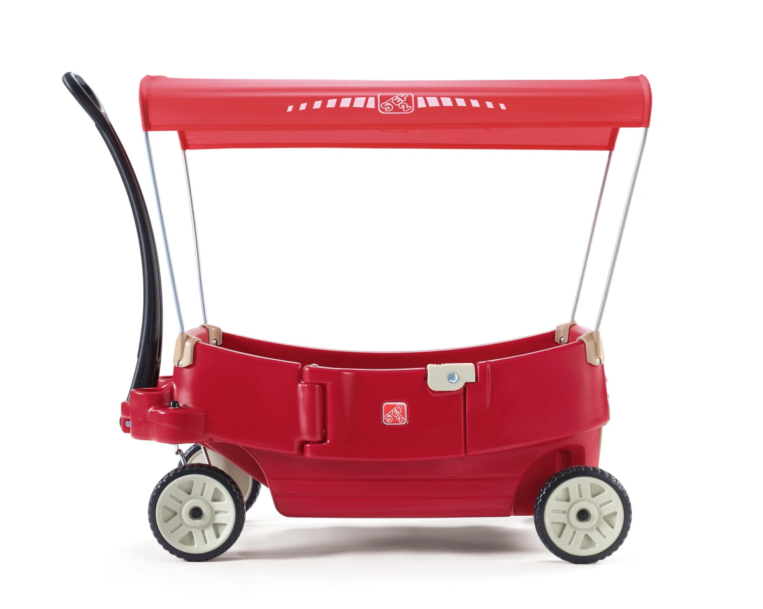 Step2 All Around Canopy Wagon Red Kids Wagon With Canopy 2 Step2 All Around Canopy Wagon Red Kids Wagon With Canopy - Image 2