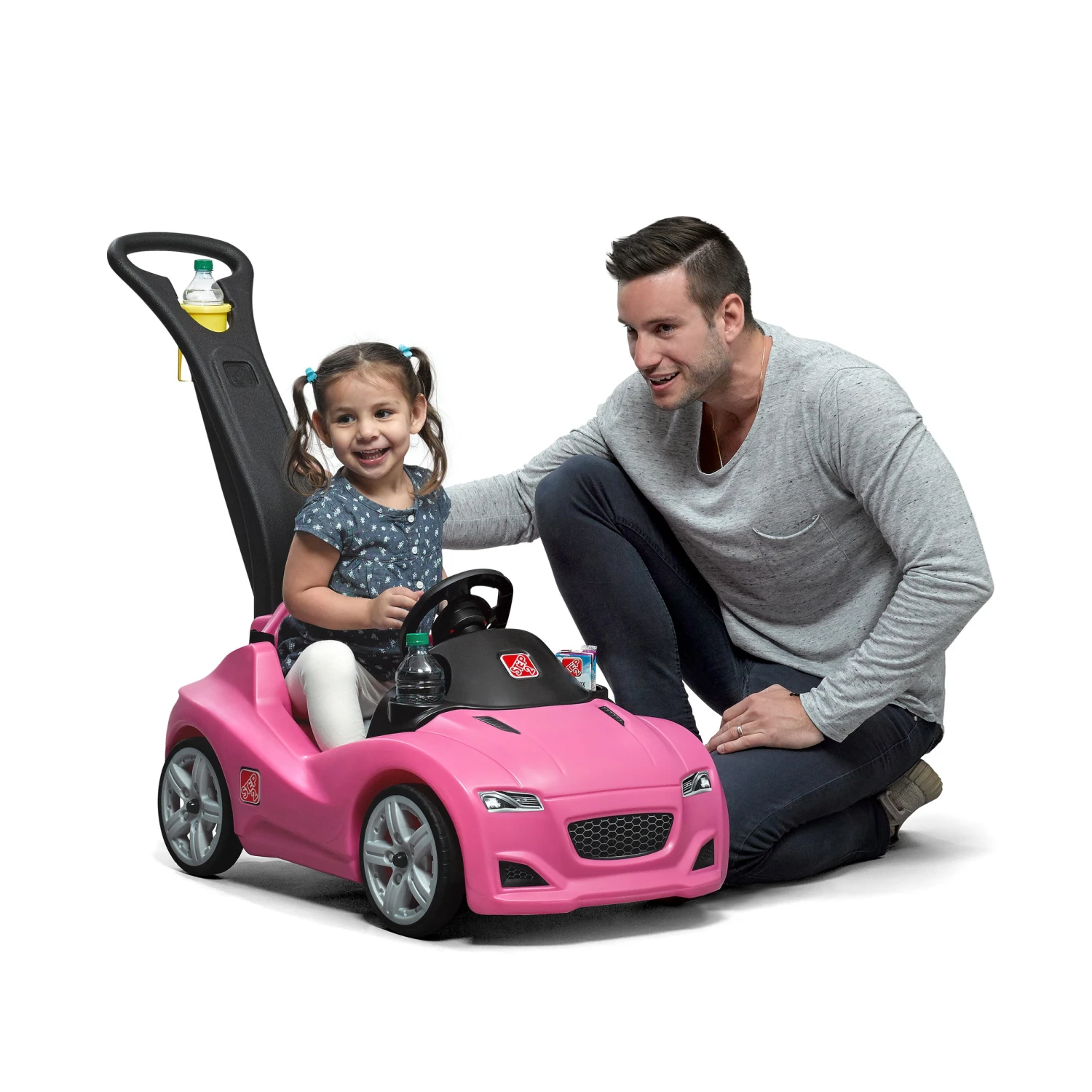 Step2 Whisper Ride Cruiser Toddler Ride On, Pink 10 Step2 Whisper Ride Cruiser Toddler Ride On, Pink - Image 10