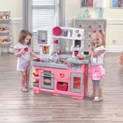 Step2 Love To Entertain Kitchen - Pink -Outdoor Toys-Step2 GUEST 16b9920c 7b1e 4a07 97a9 63617d691030