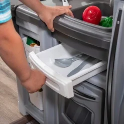 Step2 Grand Walk-in Classic Kitchen & Grill - 118pc -Outdoor Toys-Step2 GUEST 582fce81 1289 4be2 8586 189cdb4b7efe