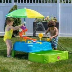 Step2 Waterpark Wonders Two-Tier Water Table -Outdoor Toys-Step2 GUEST 7d8ac75a 3140 491c 9870 870773390ccf