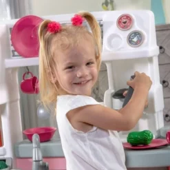 Step2 Love To Entertain Kitchen - Pink -Outdoor Toys-Step2 GUEST a2d2f6d3 9cc8 4a0e b4ac b544d77bbb8e