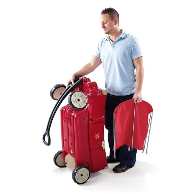 Step2 All Around Canopy Wagon - Red 5 Step2 All Around Canopy Wagon - Red - Image 5