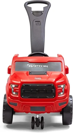 Step2 2-in-1 Ford F-150 Raptor | Kids Ride On Push Car | Red (483600) -Outdoor Toys-Step2 Step2 2 in 1 Ford F 150 Raptor Kids Ride On Push Car Red 4836002