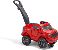 Step2 2-in-1 Ford F-150 Raptor | Kids Ride On Push Car | Red (483600) -Outdoor Toys-Step2 Step2 2 in 1 Ford F 150 Raptor Kids Ride On Push Car Red 4836003