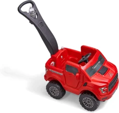 Step2 2-in-1 Ford F-150 Raptor | Kids Ride On Push Car | Red (483600) -Outdoor Toys-Step2 Step2 2 in 1 Ford F 150 Raptor Kids Ride On Push Car Red 4836004