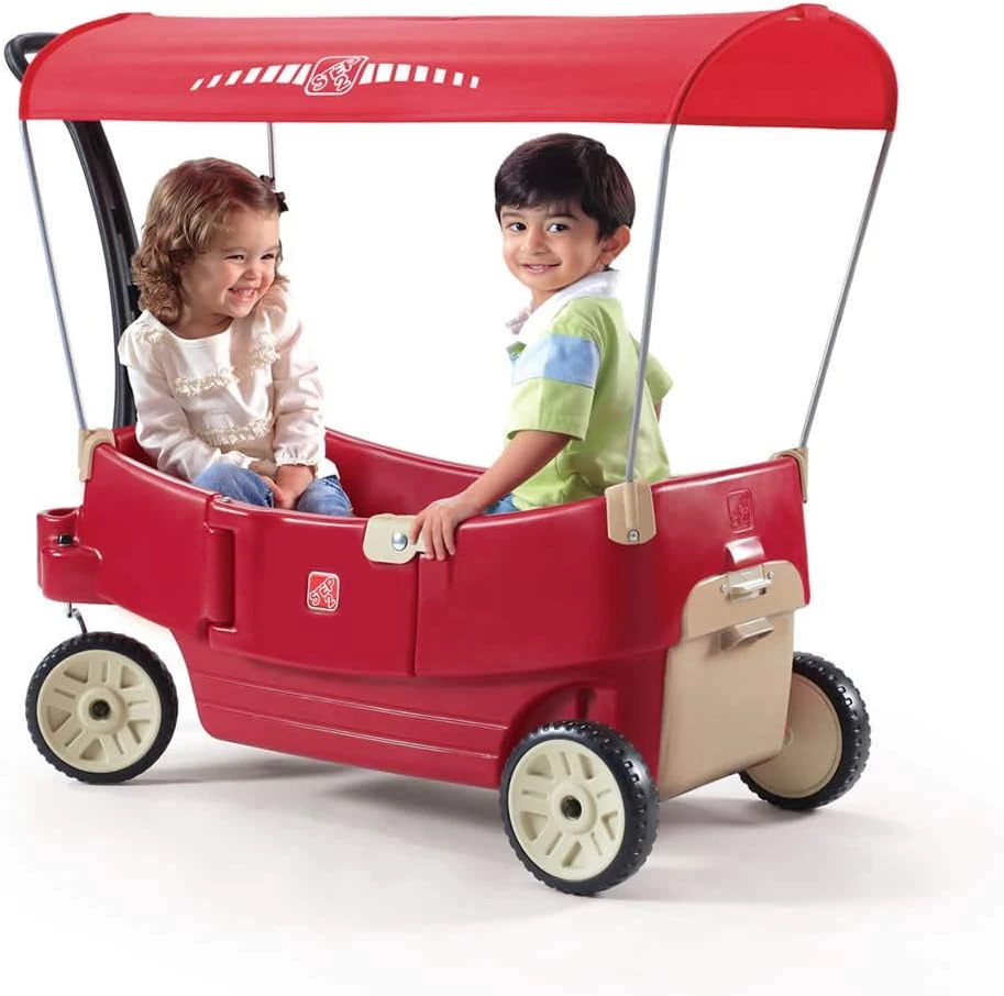 Step2 All Around Canopy Wagon, Red 1 Step2 All Around Canopy Wagon, Red
