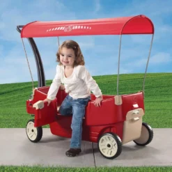 Step2 All Around Canopy Wagon, Red 16 Step2 All Around Canopy Wagon, Red -Outdoor Toys-Step2 Step2 All Around Canopy Wagon Red6