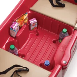Step2 All Around Canopy Wagon, Red 17 Step2 All Around Canopy Wagon, Red -Outdoor Toys-Step2 Step2 All Around Canopy Wagon Red7