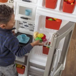 Step2 Grand Luxe Kitchen -Outdoor Toys-Step2 Step2 Grand Luxe Kitchen Pretend Play Step2 Toycra 4