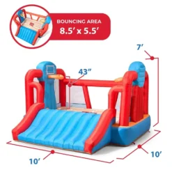 Step2 MAX Sports Full Court Basketball ‘n Slide Inflatable Bouncer -Outdoor Toys-Step2 Step2 MAX Sports Full Court Basketball n Slide Inflatable Bouncer Outdoor Toys Step2 Toycra 6 daab3616 551d 4c2a 89bc 3001373d89af