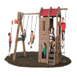 Step2 Naturally Playful Adventure Lodge Play Center -Outdoor Toys-Step2 Step2 Naturally Playful Adventure Lodge Play Center Outdoor Toys Step2 Toycra 4