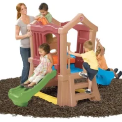 Step2 Play Up Double Slide Climber -Outdoor Toys-Step2 Step2 Play Up Double Slide Climber Outdoor Toys Step2 Toycra 3