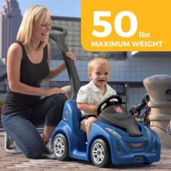 Step2 Push Around Buggy (Blue) -Outdoor Toys-Step2 Step2 Push Around Buggy Blue Ride Ons Step2 Toycra 5