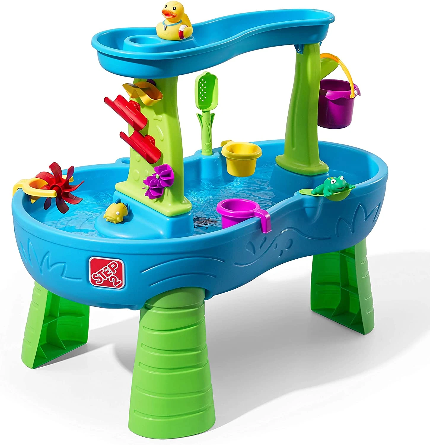 Step2 Rain Showers Splash Pond Water Table With 13-Pc Accessory Set 1 Step2 Rain Showers Splash Pond Water Table With 13-Pc Accessory Set