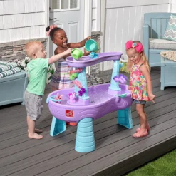 Step2 Rain Showers & Unicorns Water Table – Kids Purple Water Play Table With 13-Pc Unicorn Accessory Set 12 Step2 Rain Showers & Unicorns Water Table – Kids Purple Water Play Table With 13-Pc Unicorn Accessory Set -Outdoor Toys-Step2 Step2 Rain Showers Unicorns Water Table – Kids Purple Water Play Table with 13 Pc Unicorn Accessory Set3