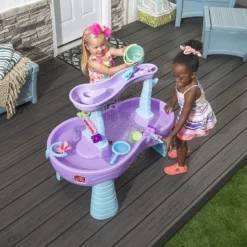 Step2 Rain Showers & Unicorns Water Table – Kids Purple Water Play Table With 13-Pc Unicorn Accessory Set 14 Step2 Rain Showers & Unicorns Water Table – Kids Purple Water Play Table With 13-Pc Unicorn Accessory Set -Outdoor Toys-Step2 Step2 Rain Showers Unicorns Water Table – Kids Purple Water Play Table with 13 Pc Unicorn Accessory Set5