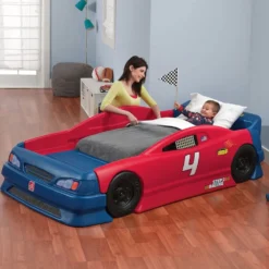 Step2 Stock Car Convertible Bed -Outdoor Toys-Step2 Step2 Stock Car Convertible Bed Furniture Step2 Toycra 3