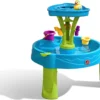 Step2 Summer Showers Splash Tower Water Table | Kids Water Play Table With 8-Pc Water Toy Accessory Set