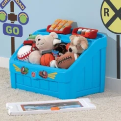 Step2 Thomas The Tank Engine 2 In 1 Toy Box And Art Lid -Outdoor Toys-Step2 Step2 Thomas The Tank Engine 2 in 1 Toy Box and Art Lid Furniture Step2 Toycra 4