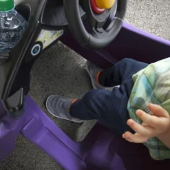 Step2 Turbo Coupe Foot-To-Floor (Purple) -Outdoor Toys-Step2 Step2 Turbo Coupe Foot To Floor Purple Ride Ons Step2 Toycra 5