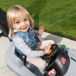 Step2 Whisper Ride Cruiser Ride-On Toy, Gray, Large (424199) -Outdoor Toys-Step2 Step2 Whisper Ride Cruiser Ride On Toy Gray Large 4241995