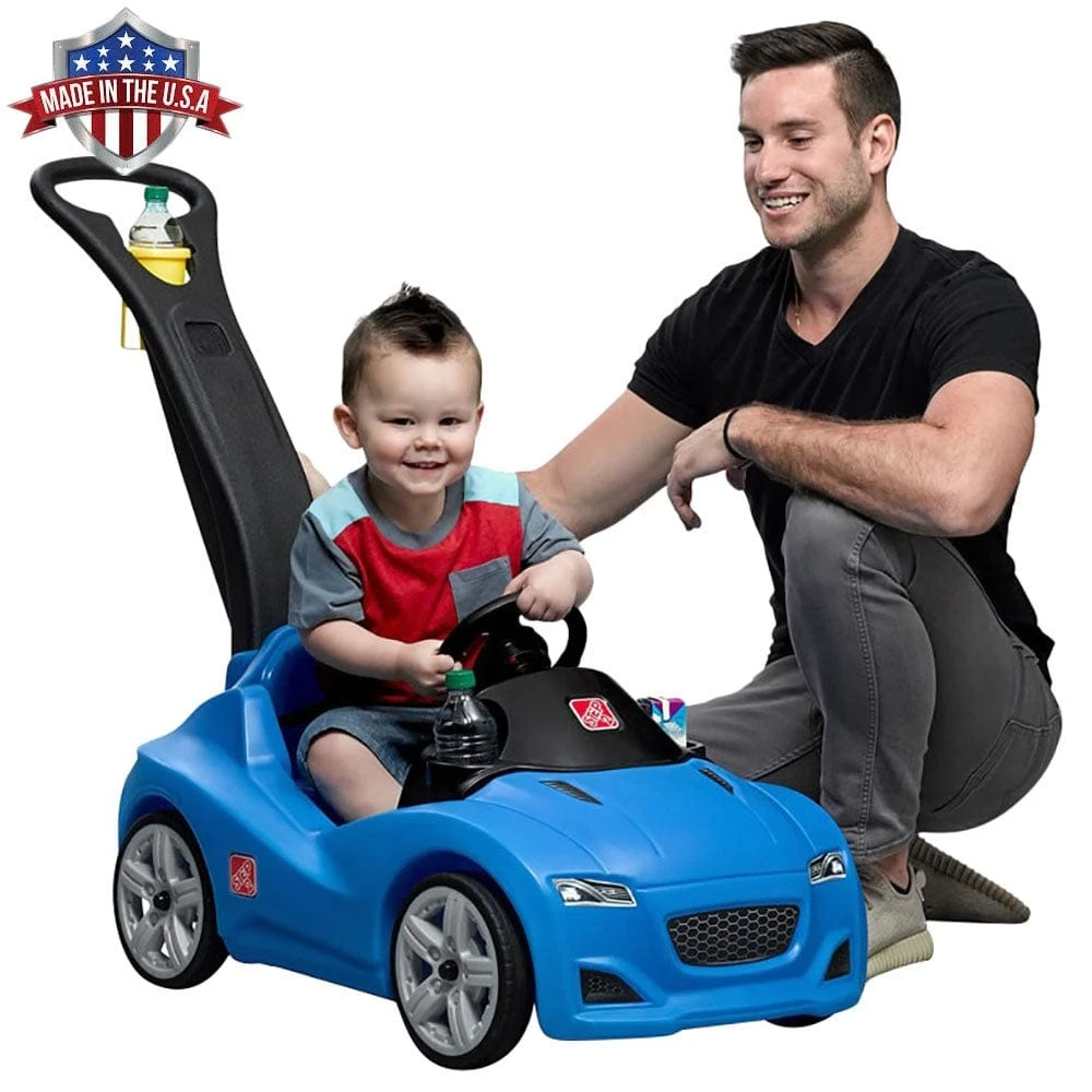 Step2 Whisper Ride Cruiser Push Car - Blue 2 Step2 Whisper Ride Cruiser Push Car - Blue - Image 2