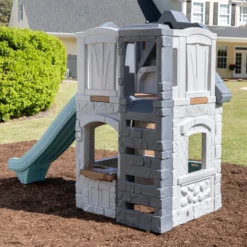 Step2 Enchanting Adventures 2-Story Playhouse & Slide -Outdoor Toys-Step2 step2 outdoor step2 enchanting adventures 2 story playhouse slide 38912418283741