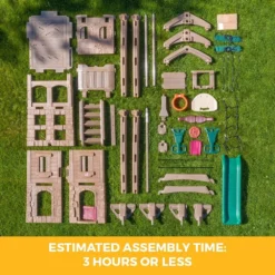 Step2 Naturally Playful Adventure Lodge Play Center -Outdoor Toys-Step2 step2 outdoor step2 naturally playful adventure lodge play center 38608969203933