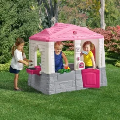 Step2 - Neat & Tidy Cottage - Pink 5 Step2 - Neat & Tidy Cottage - Pink -Outdoor Toys-Step2 step2 outdoor step2 neat tidy cottage pink 38616003248349