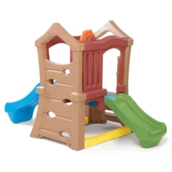 Step2 Play Up Double Slide Climber -Outdoor Toys-Step2 step2 outdoor step2 play up double slide climber 38613780594909