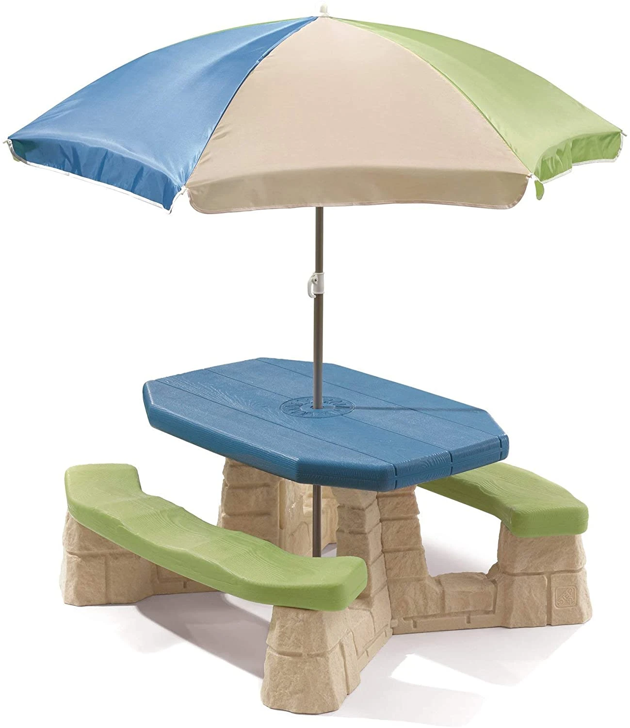 Step2-Sit & Play Picnic Table With Umbrella 1 Step2-Sit & Play Picnic Table With Umbrella