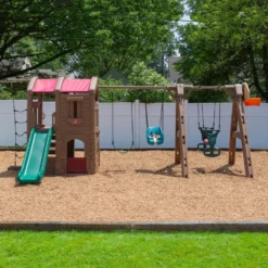 Step2 - Infant To Toddler Swing - Pink -Outdoor Toys-Step2 step2 toys step2 infant to toddler swing pink 38614505914589